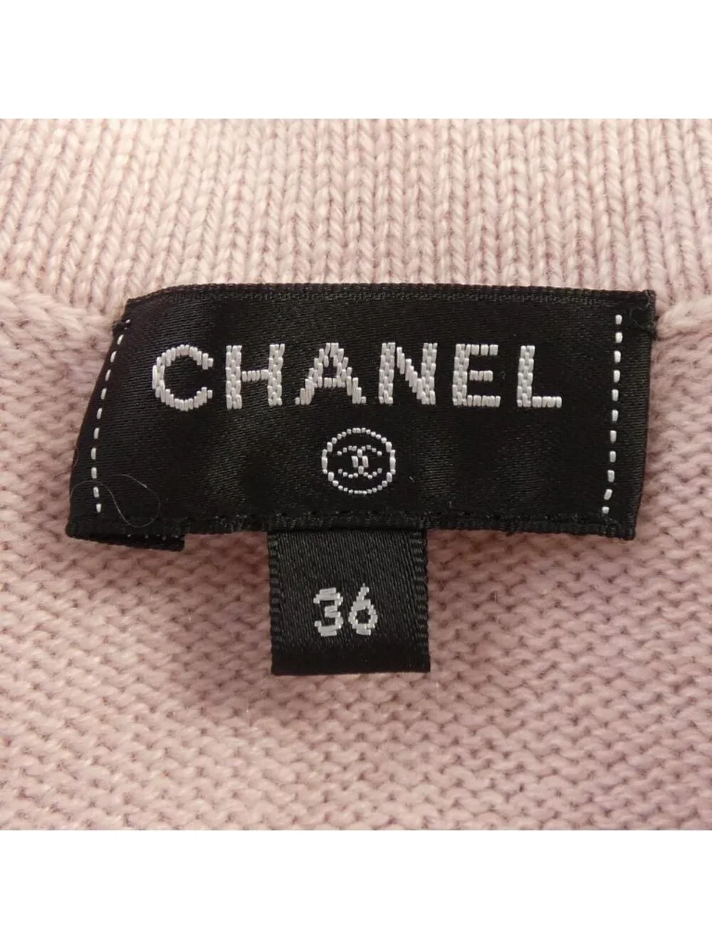 Chanel Long Cardigan Pink
